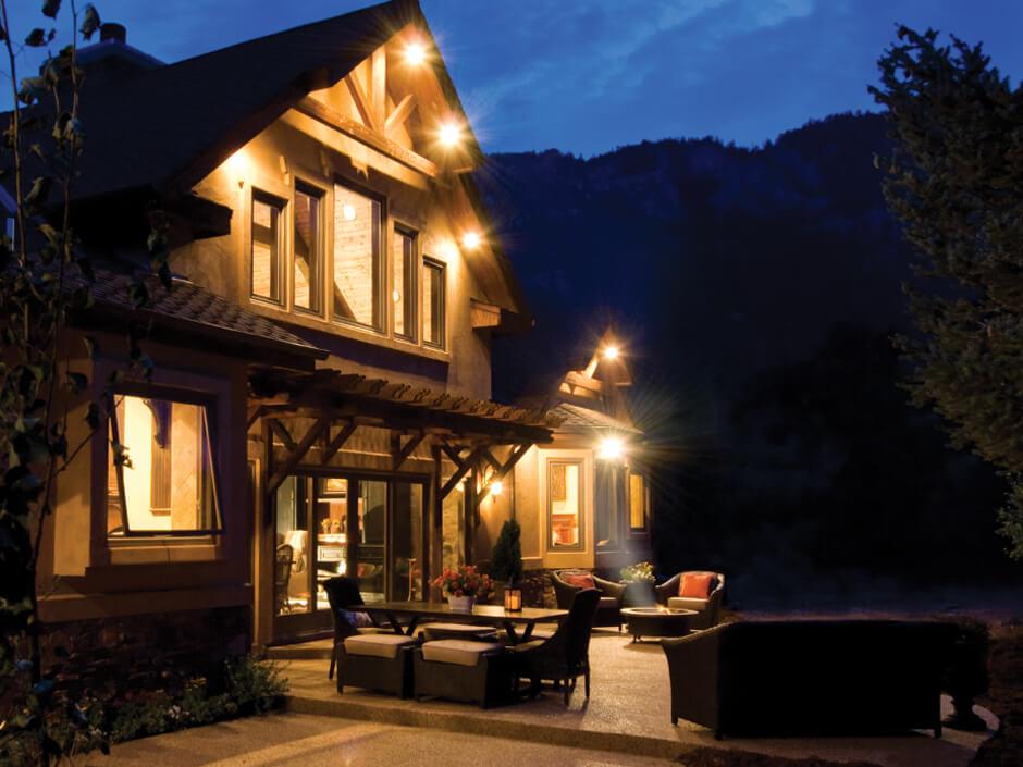 Gliding door, awning & picture windows