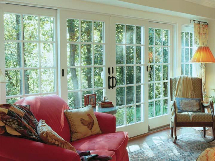 Frenchwood gliding door & sidelights