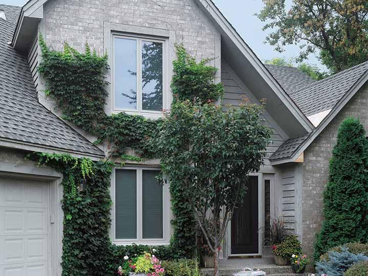 2 sandtone casement windows