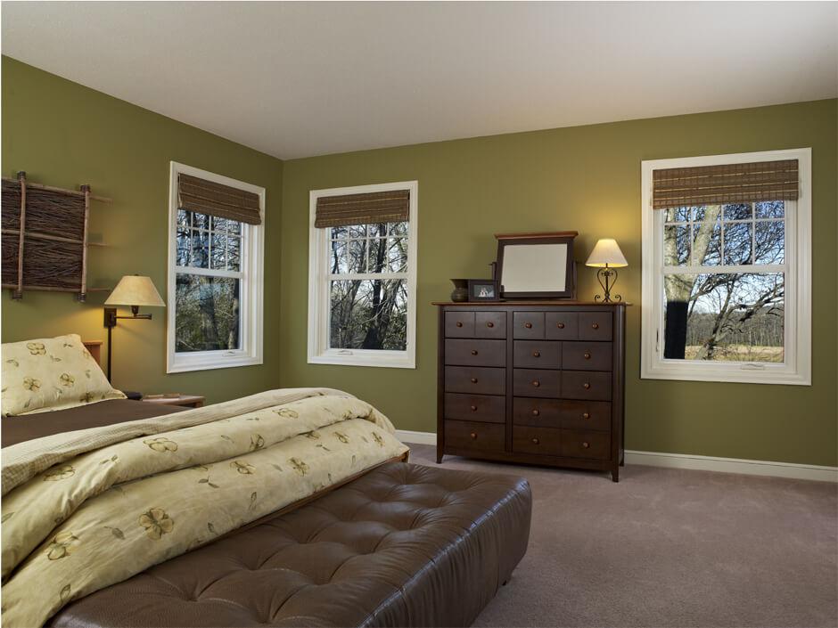 White interior casements, custom grilles