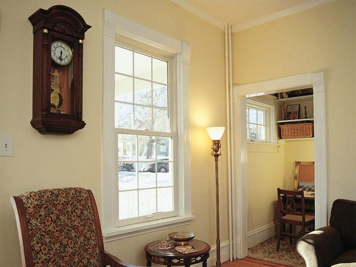 White double hung & awning windows