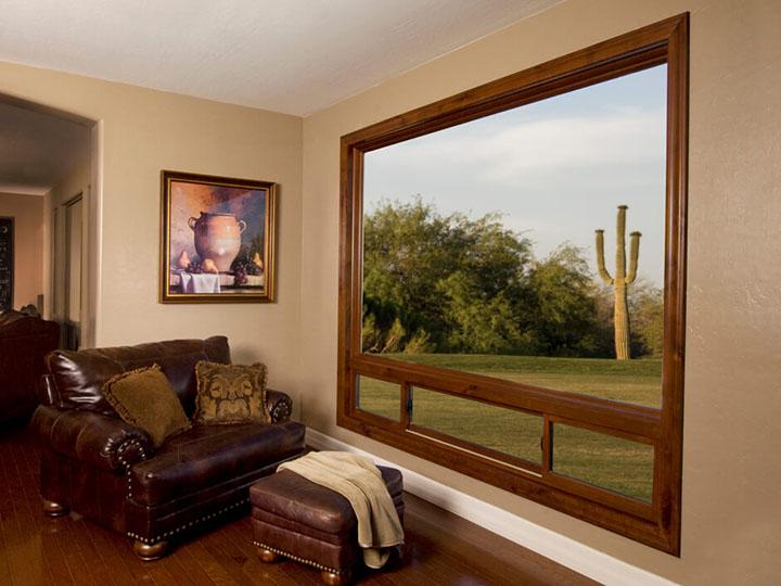 Gliding/picture window combination