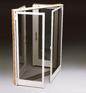 French doors with screens built in