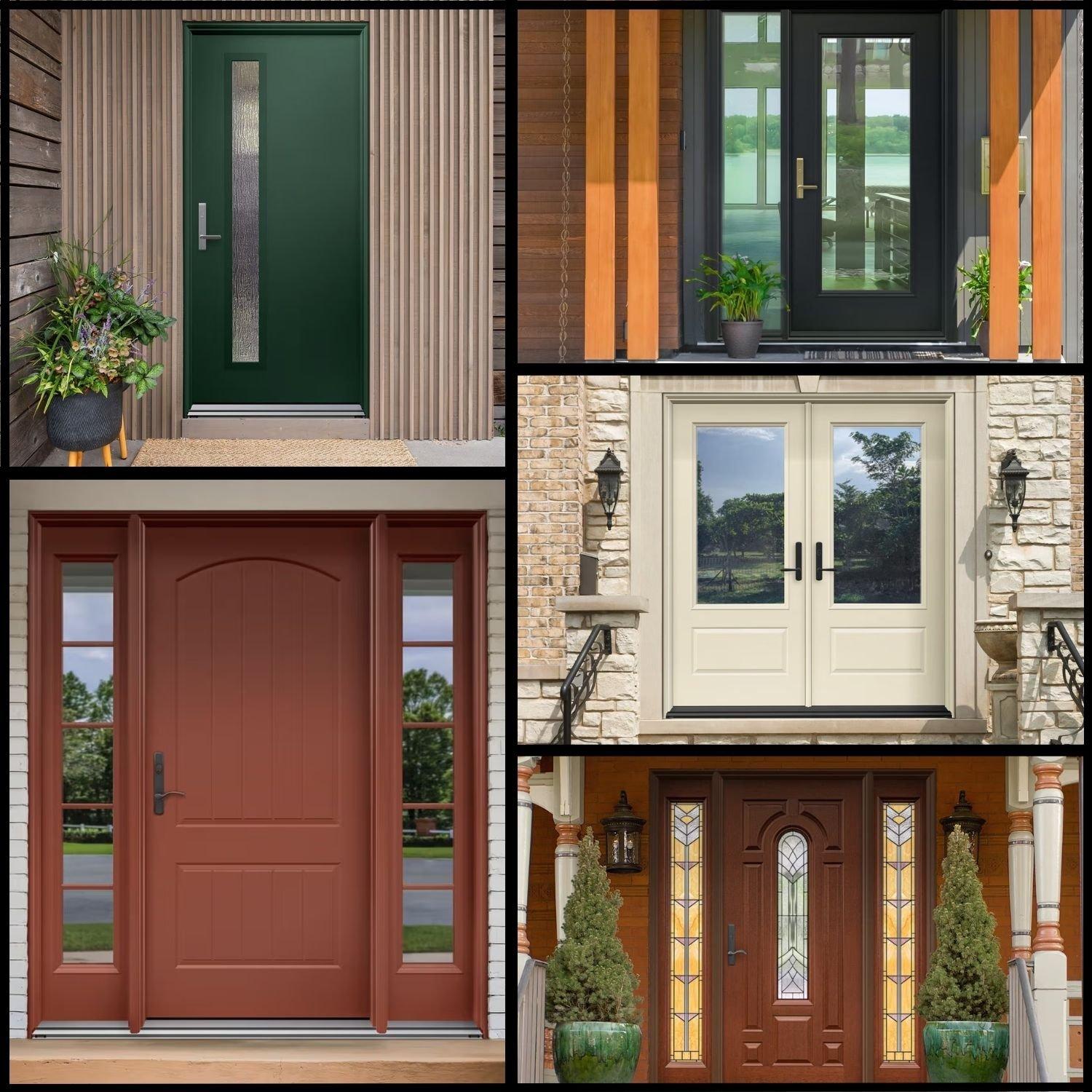 View the doors in the 2026 trends collection. There is a wide selection pictured here.