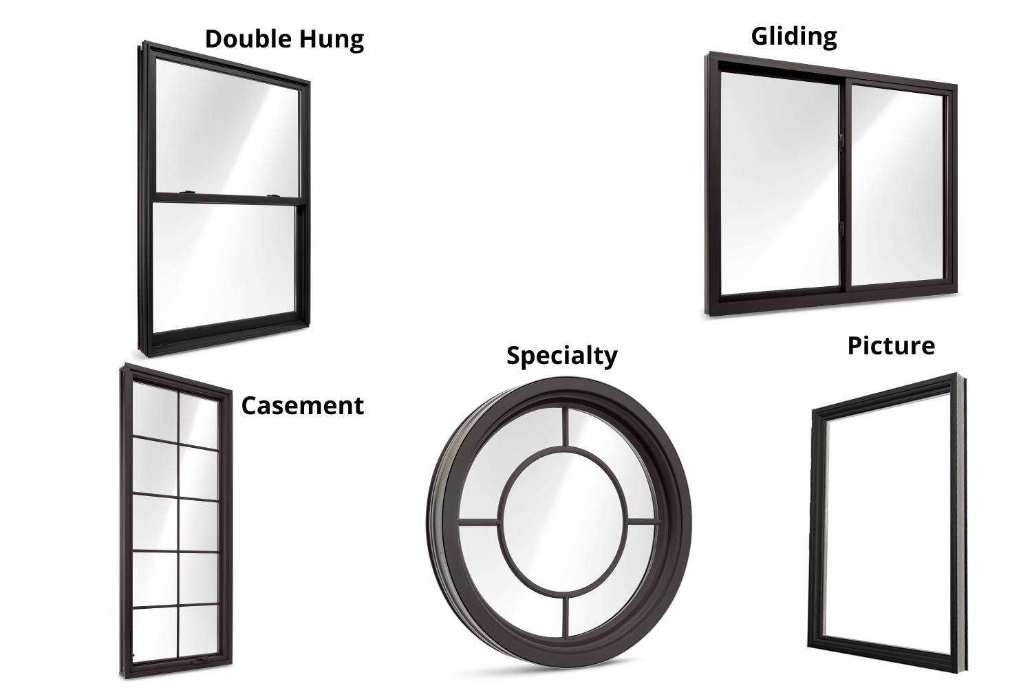 Renewal by Andersen window styles