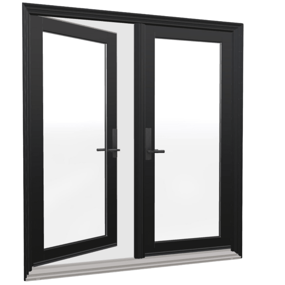 a series contemporary hinged patio door