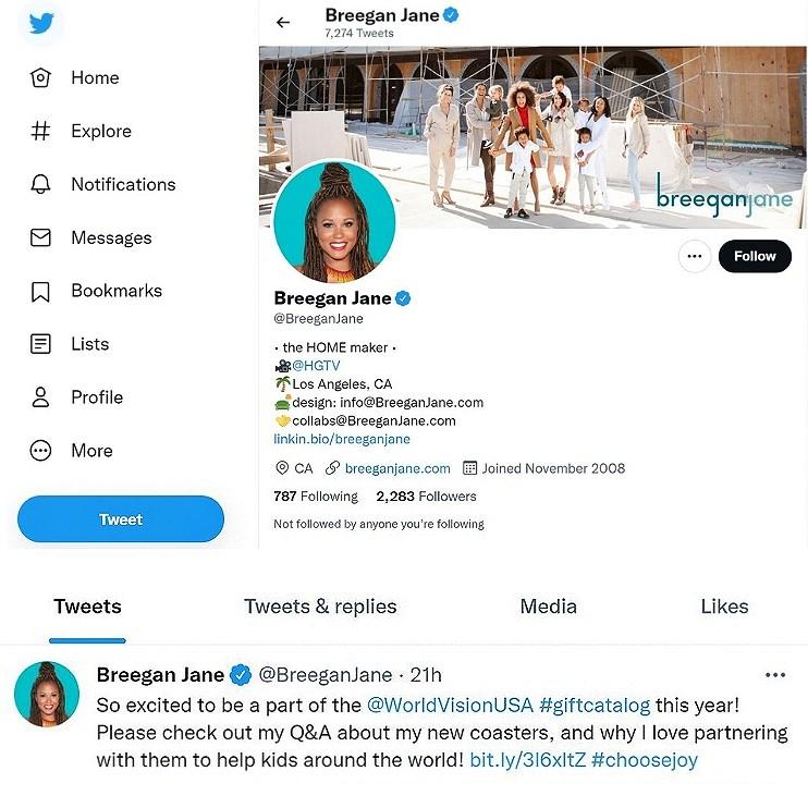 Link to Breegan Jane's twitter