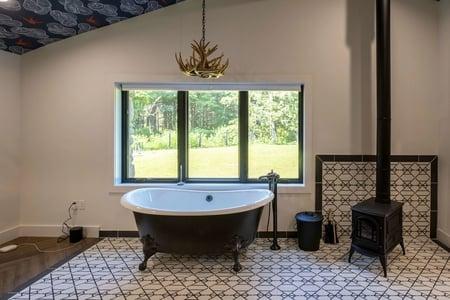 Anthony Carrino's Catskill bathroom.