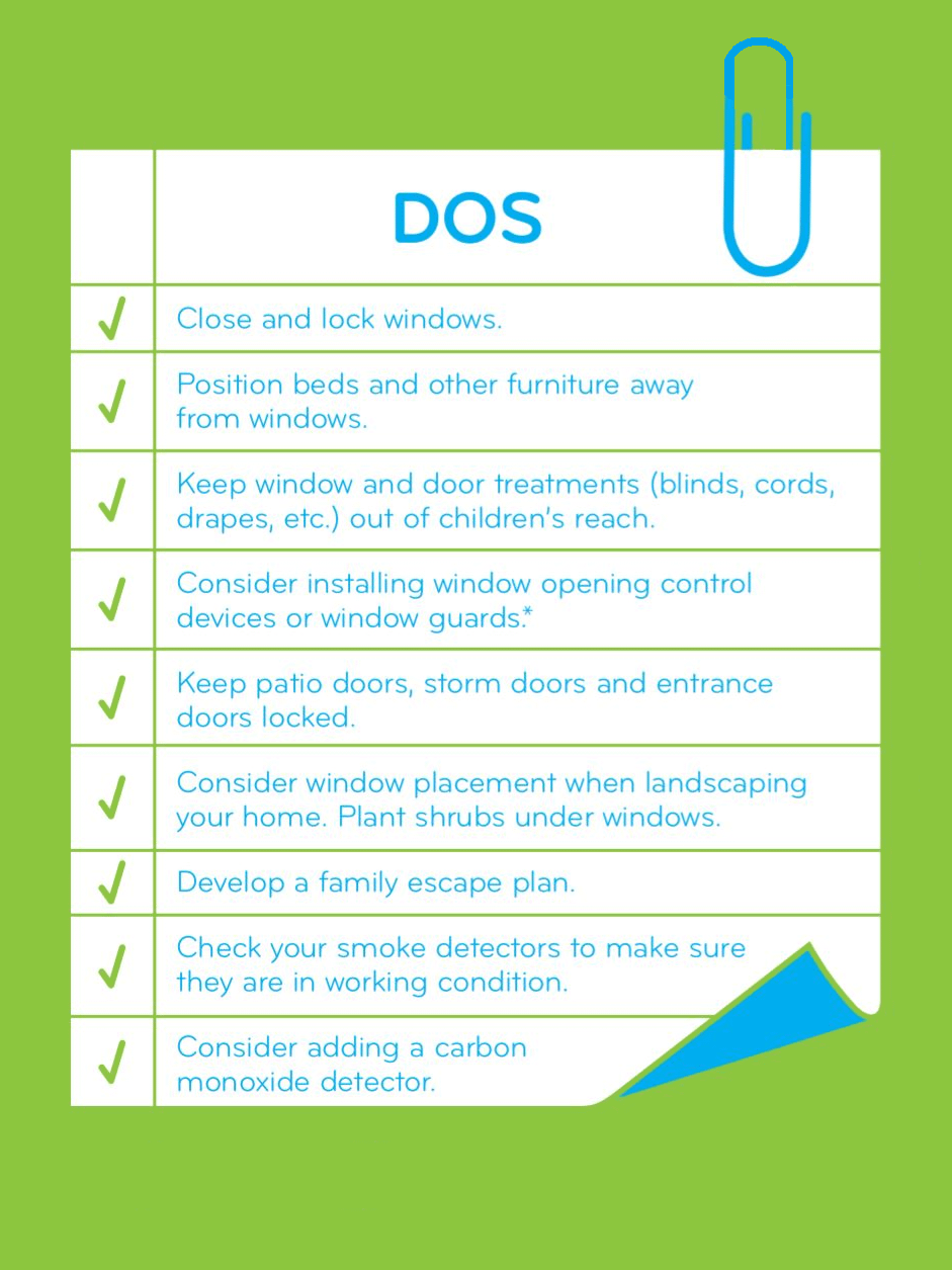 Window Safety Awareness