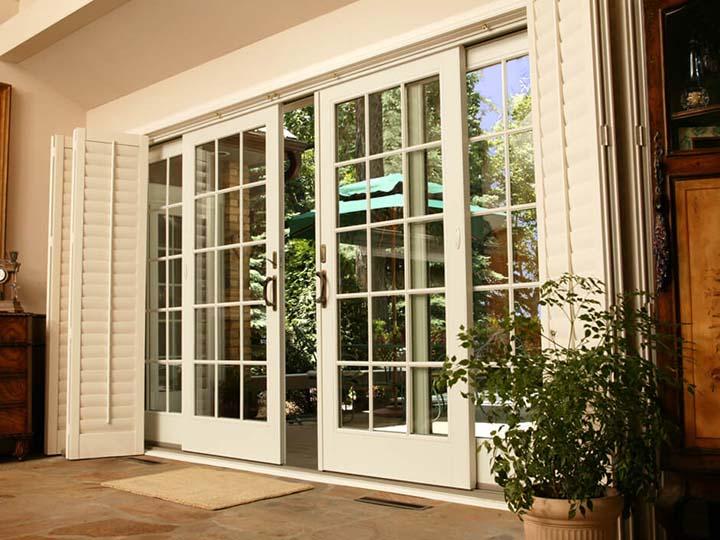 Sliding Frenchwood Patio Doors Renewal By Andersen - Hinged Patio Doors With Sidelights