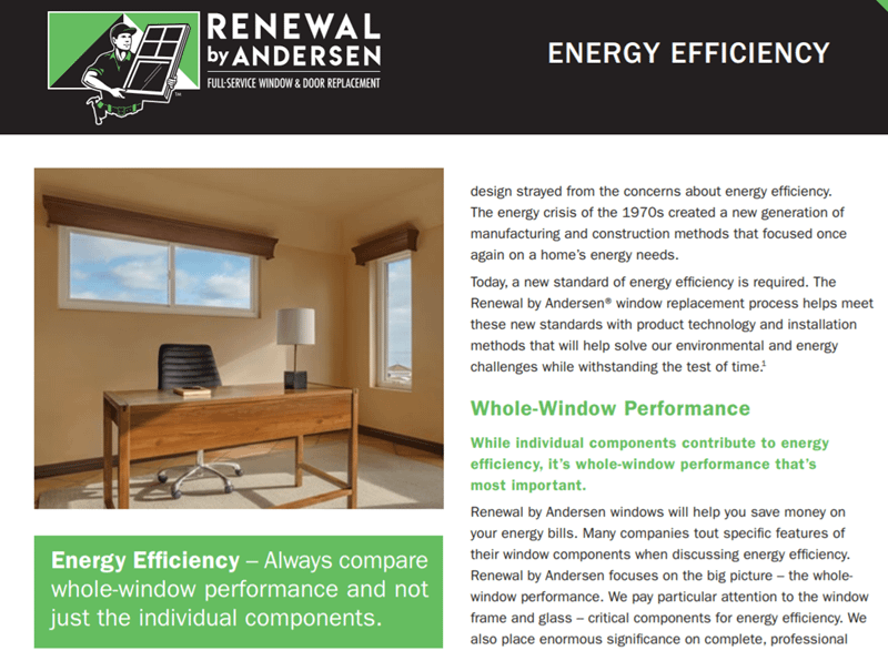 Renewal by Andersen Windows Free Catalogs, Manuals, Brochures